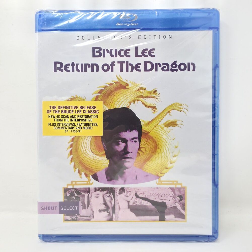 Return Of The Dragon (Blu-ray, 2004) NEW Bruce Lee Chuck Norris Nora Miao Karate